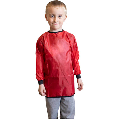 Grembiule da artista della Creative Company, l: 55 cm, taglia 2-4 anni, rosso, 1 pezzo