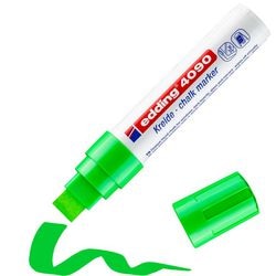 Rotulador de tiza edding 4090 4-15 mm punta en forma de cincel verde claro