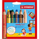 Stabilo woody 3in1 multitalent potloden - 6dlg. met puntenslijper