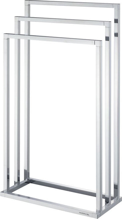 Sealskin tube - handdoekrek vrijstaand - geschikt voor 3 handdoeken - chroom