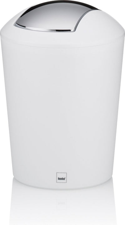 Pattumiera basculante Kela marta - 1,7 l - bianco -
