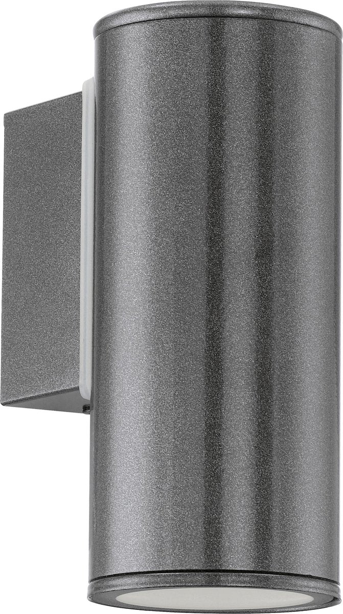 Eglo riga wandlamp buiten - gu10 - 16,5 cm - antraciet