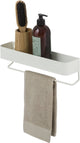 Sealskin brix - perchero de pared con toallero - 35 cm - m - blanco