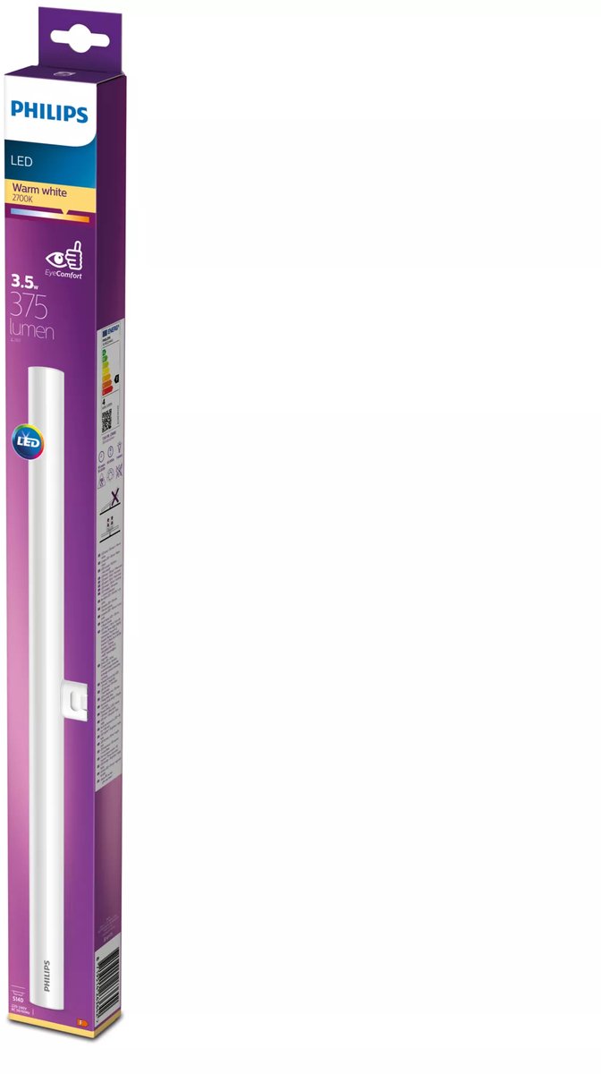 Philips LED fluorescente opaca - 60 W - S14D - luce bianca calda