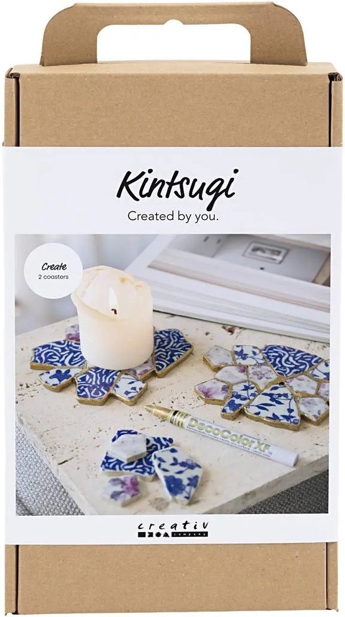 Creativ company hobbyset kintsugi onderzetter