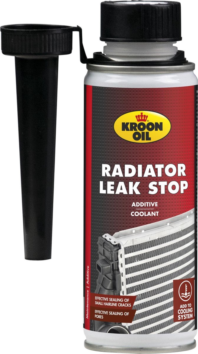 Arresta le perdite del radiatore dell'olio Kroon e previene le perdite del sistema di raffreddamento