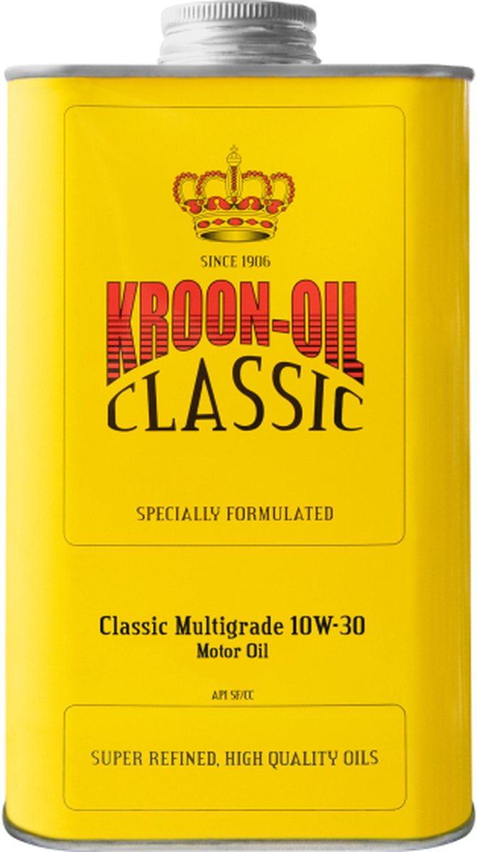 Kroon-oil Crown Oil - olio motore classic multigrade - sae 10w-30 - 1 litro - olio minerale