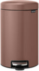 Brabantia newicon prullenbak - 12 liter - satin taupe