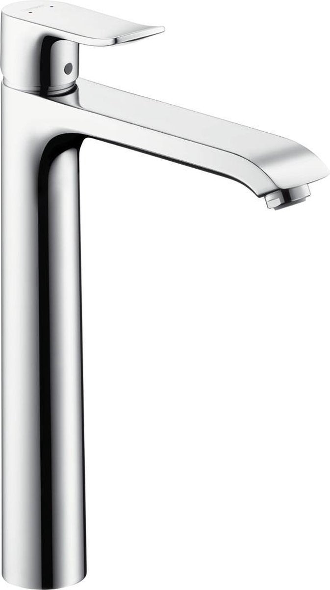 Rubinetto lavabo Hansgrohe Metris - bocca extra alta - con piletta estraibile