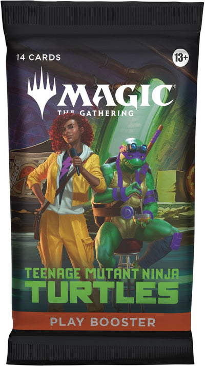 Asmodee magic the gathering playing cards teenage mutant ninja turtles box.