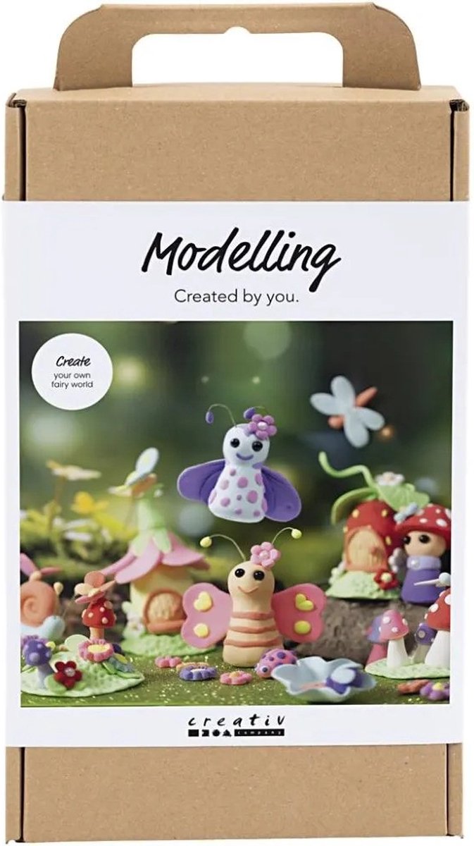 Creativ company modeling hobby set, elf, pastel colors, 1 box