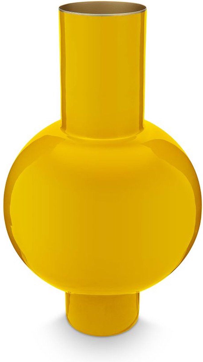 Pip studio - jarrón - amarillo ocre - hierro - 24x40cm