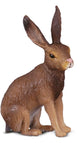 Statuetta Collecta - lepre marrone - (s) - animali della foresta - dipinta a mano - miniatura