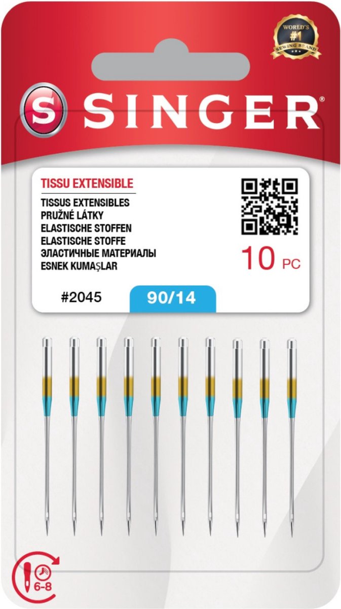 Ferri Singer stretch 2045 90 (10 pezzi).