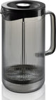 Cafetera de prensa francesa Gefu cristiano – 1.000 ml – vidrio de borosilicato – gris humo