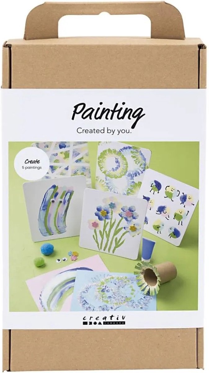 Set de pasatiempos para pintar de la empresa Creativ, varios colores, 1 caja