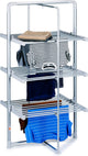 Tendedero eléctrico Dirt Devil con calefacción - torre de secado 230w - tendedero de pie espacio de secado 21m - resistente al agua ip22 - 73 x 144 x 68 cm - aluminio