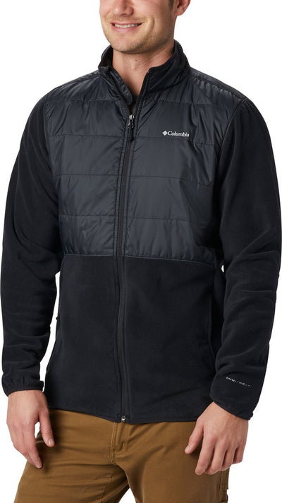 Chaleco para exteriores Columbia Basin Butte™ Full Zip Fleece II para hombre - Negro - Talla XL