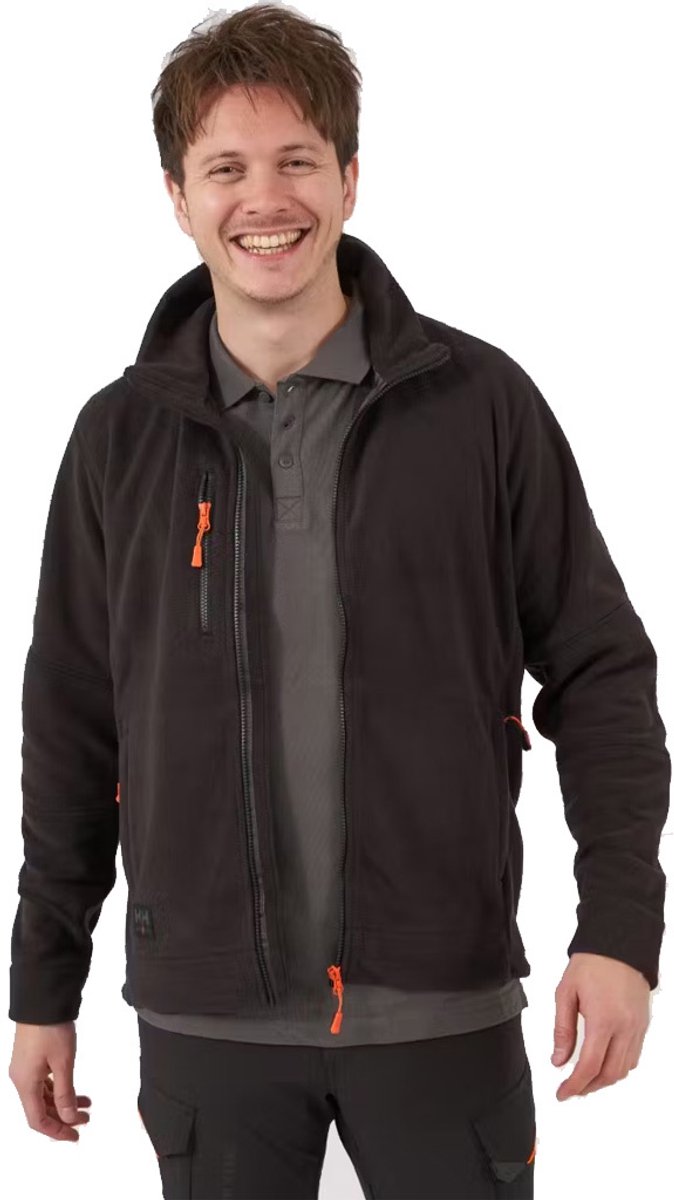 Giacca in pile Helly Hansen Kensington 72158 - uomo - nera - xl