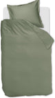 Funda nórdica uni satén Ambiante - individual - 140x200220 - verde