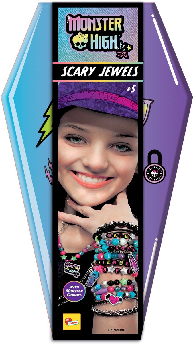 Lisciani monster high scary jewels display 12