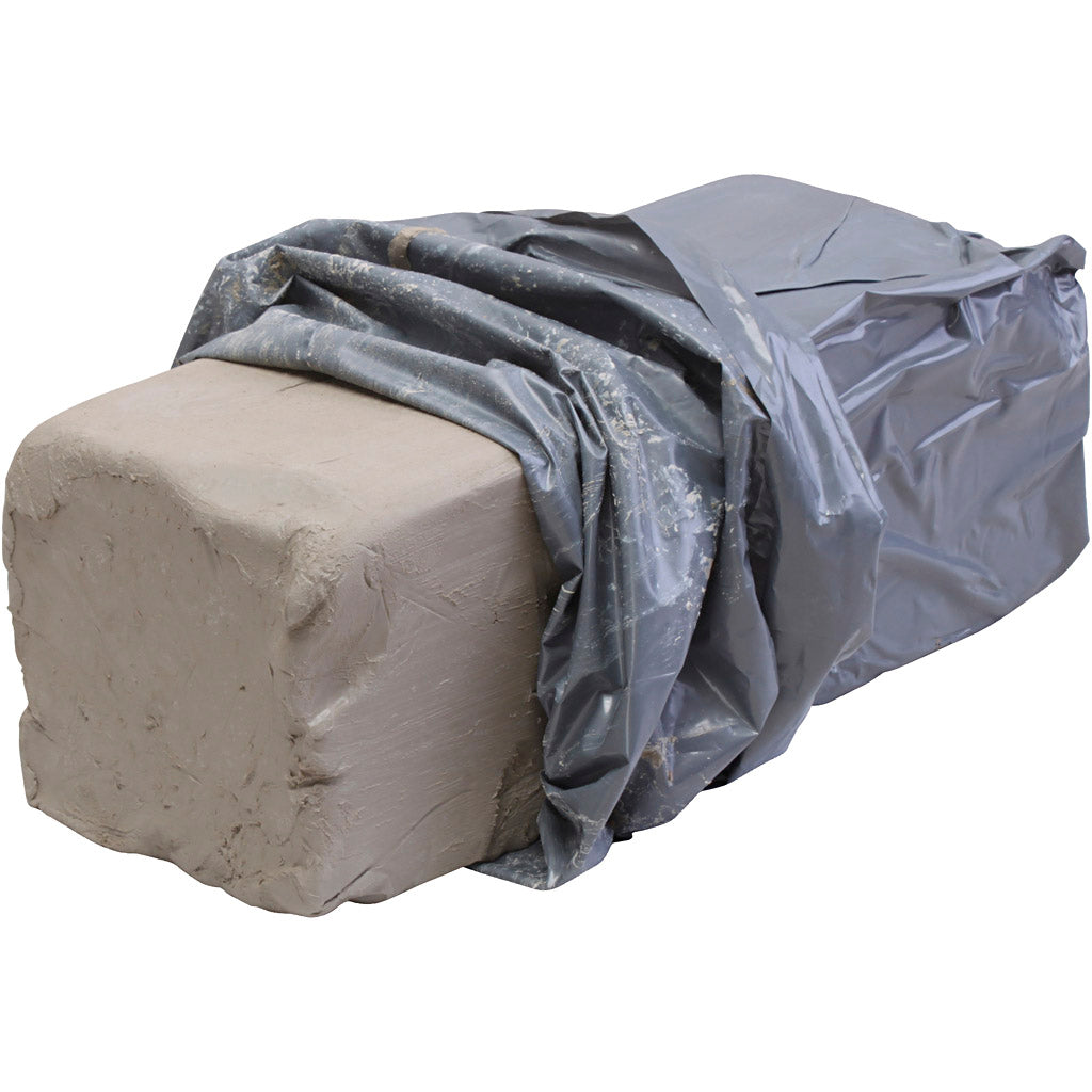 Creativ company witbakkende stoneware klei, 10 kg 1 doos