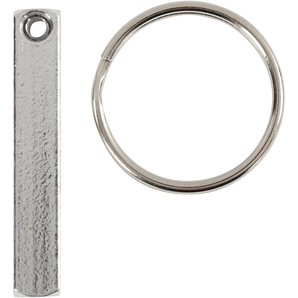 ImpressArt key ring set, AFM 40x5 mm, 6 piece 1 box