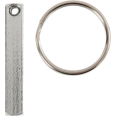 Set di anelli impressionanti, AFM 40x5 mm, 6 pezzo 1 scatola