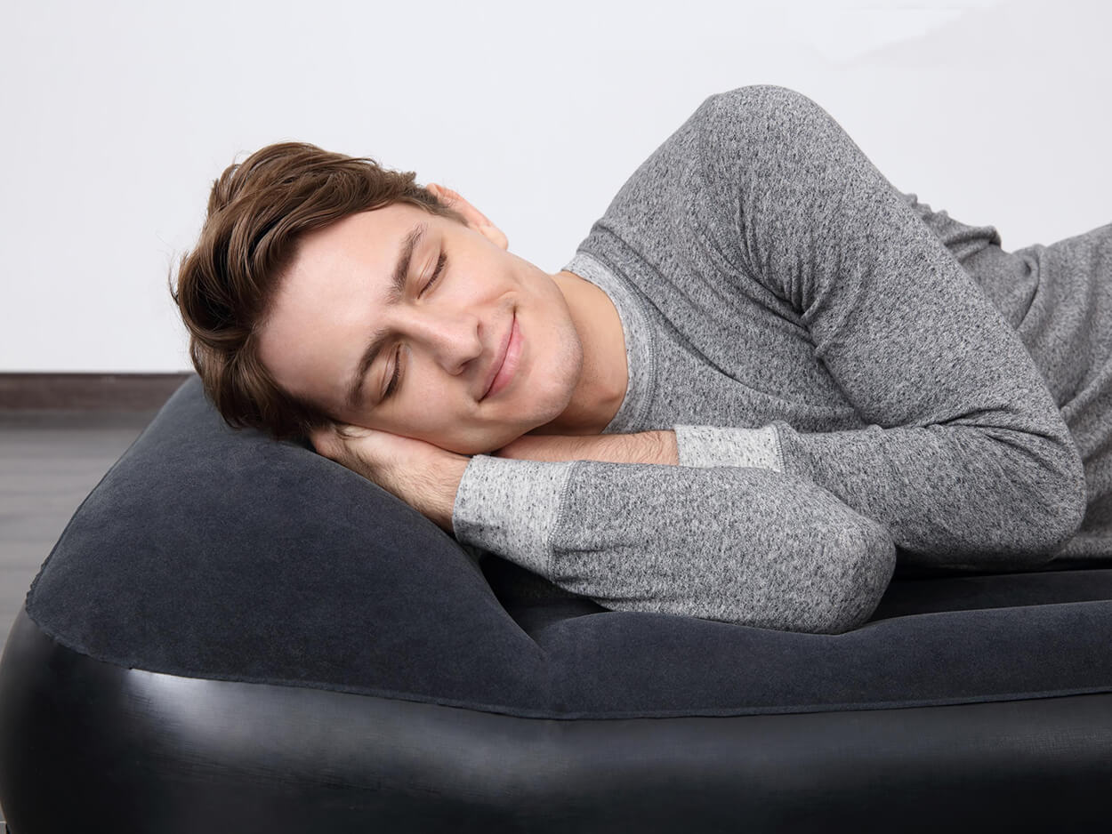 Airbed Tritech 30 cm Full Ac 191 cm Nero