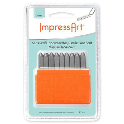FRIBLI IMPRITTARTICA ECCOSSAMENTO, FONT: SANS SERIF, Dim 3 mm, 27 pezzo 1 set