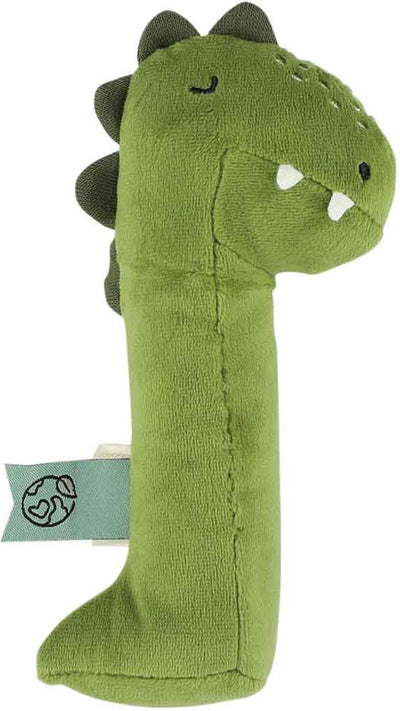 Trixie sonajero para bebé mr. dinosaurio - 3m+ - con agradable sonido chirriante - ideal como regalo de maternidad