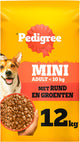 Pedigree hondenbrokken - adult mini - rund en groenten - 12kg