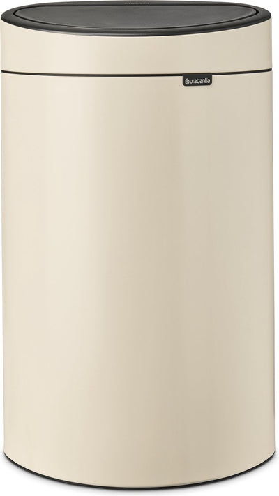 Brabantia touch bin waste bin - 40 liters - soft beige