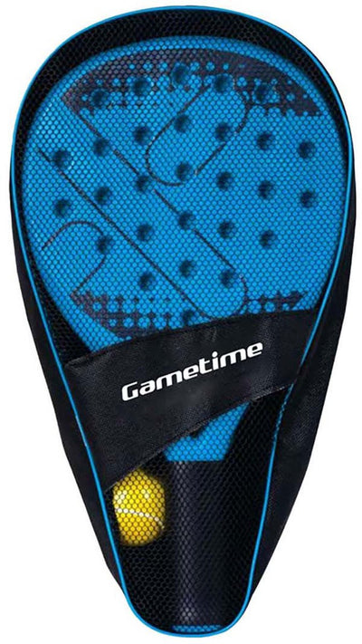 Gametime Padel Juego de 2 raquetas con pelota en la bolsa de almacenamiento, 3DLG.