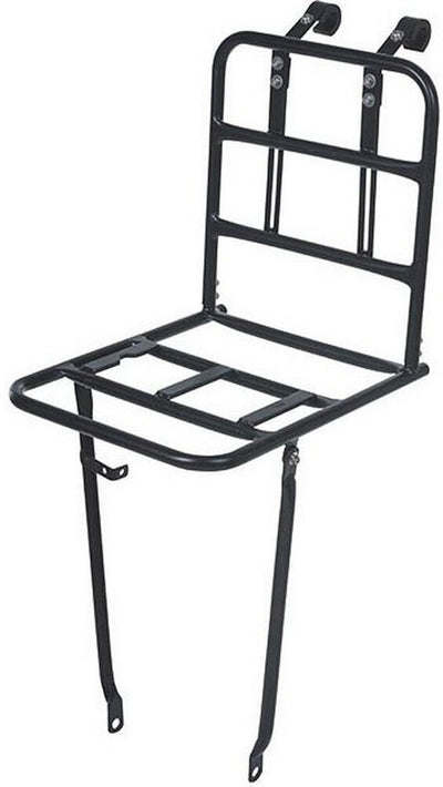 Basil front carrier - Large - Mat black