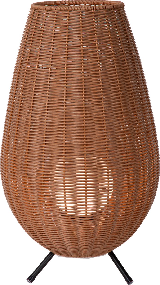 Lucide colin ip44 - oplaadbare tafellamp binnen buiten - accu batterij - led 3 stepdim - 1x3w 3000k - ip44 - naturel