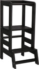 Springos leertoren montessori | leertoren keukenhulp | keukentoren | leertoren peuters | stabiel | zwart
