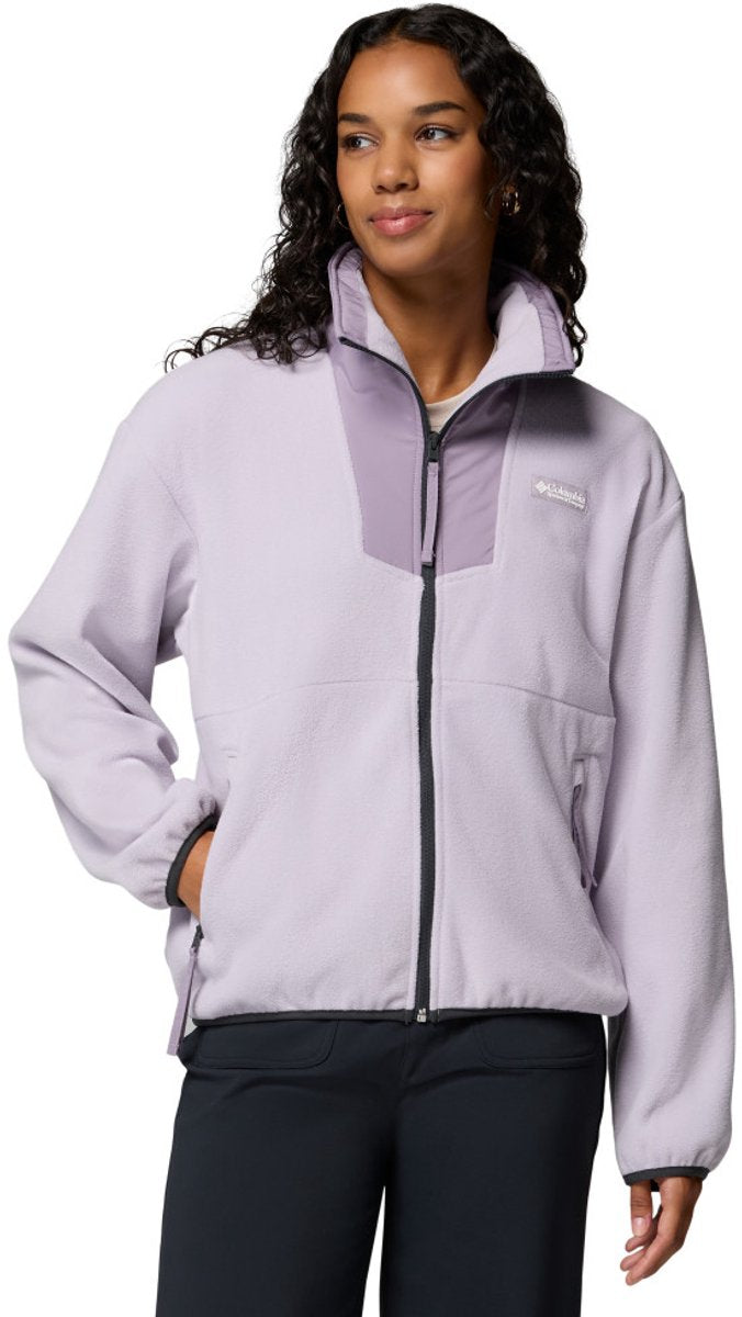 Columbia sequoia grove™ full zip fleece dames outdoortrui - lavender pearl, shale purple