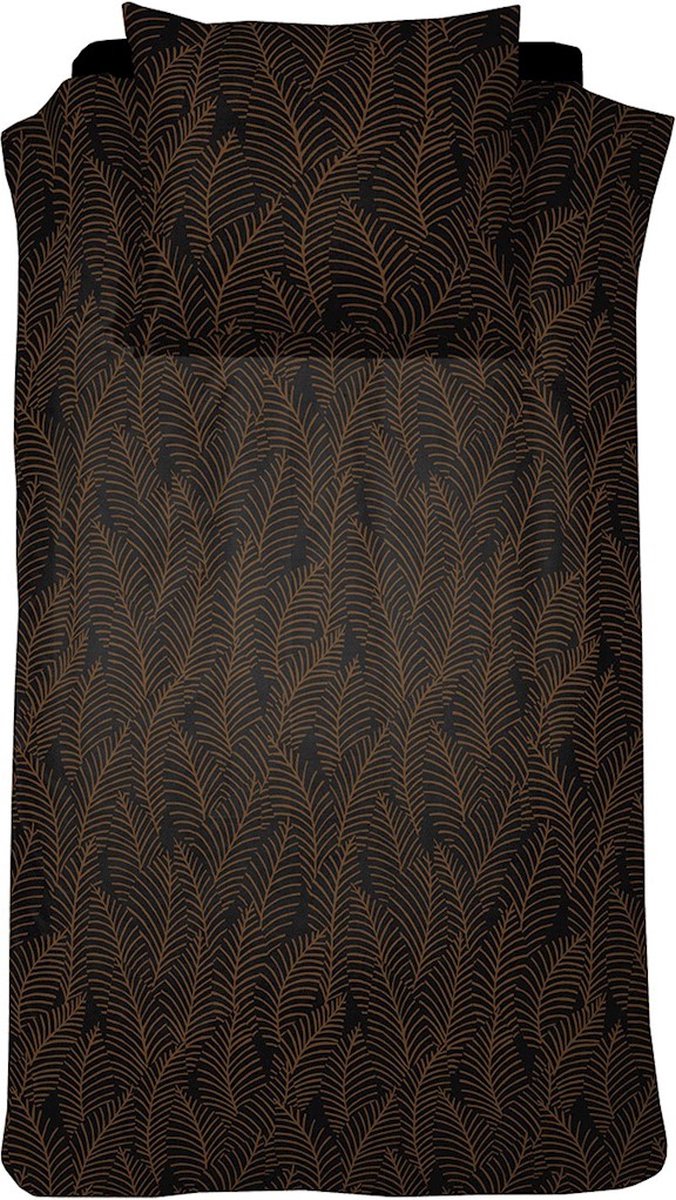 Damai bellezza - copripiumino - satin - 140x200 220 cm - nero + 1 federa 60x70