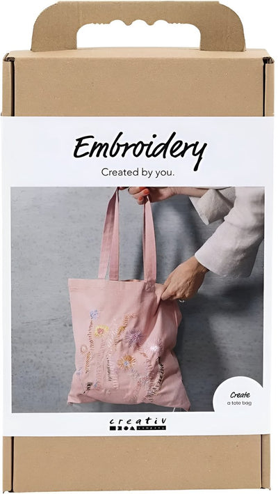 Set hobby ricamo Creative Company, borsa per il trasporto, rosa chiaro, 1 scatola