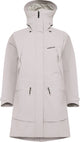 Didriksons ilma wns parka 8 giacca da esterno da donna - nebbia alba