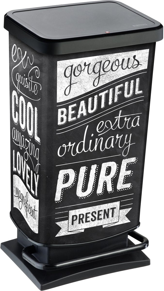 Papelera de pedal Rotho paso - papelera 40l - sin bpa - hipster