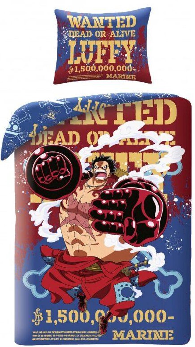 One piece wanted duvet cover 140 x 200 cm polyester