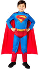 Rubies - costume da superman - dc - costume per bambini - 7 e 8 anni