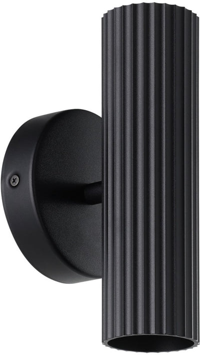 Lámpara de pared Eglo portillo - gu10 - 20 cm - negro