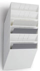 Portafolletos duradero flexiboxx 6 a4 horizontal blanco