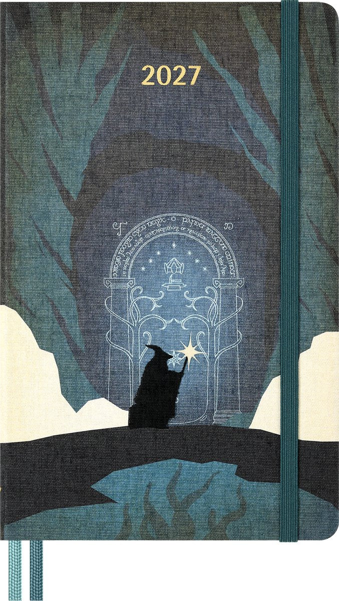 Agenda 12 mesi Moleskine - 2027 - il signore degli anelli - settimanale - grande - gandalf