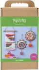 Creativ company weaving hobby set, wall mountings, various colors, 1 box