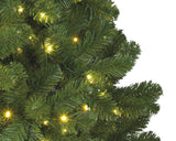 Everlands kunstkerstboom imperial pine 150cm hoog verlicht met 170 geintegreerde warmwitte led lampjes - afbeelding 2