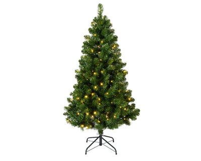 Árbol de Navidad Everlands pino imperial180cm + iluminación LED